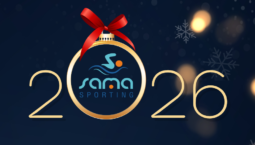 Red and Gold Elegant New Year's Greetings Instagram Post